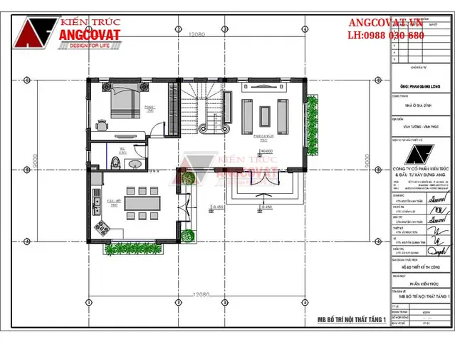 Mặt Bằng Công Năng: Mẫu Nhà 2 Tầng Đẹp 90m2 Mái Thái Sang Trọng Có 3 Phòng Ngủ