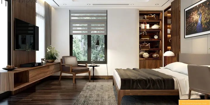 Mẫu Thiết Kế Với Sự Kết Hợp Của Chất Liệu Gỗ