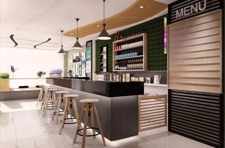 Mẫu Thiết Kế Quầy Pha Chế Theo Phong Cách Hiện Đại