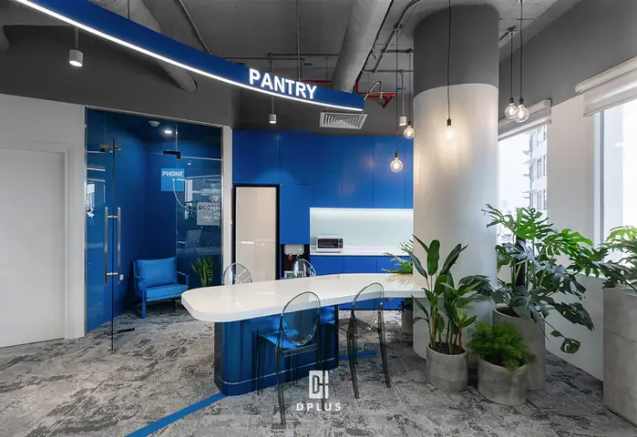 Bố Trí Văn Phòng Với Cây Xanh