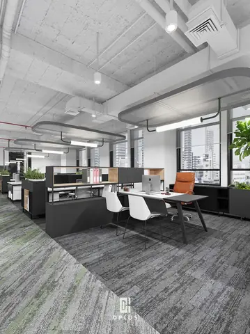 Bố Trí Văn Phòng Theo Hướng Tập Trung, Hợp Tác