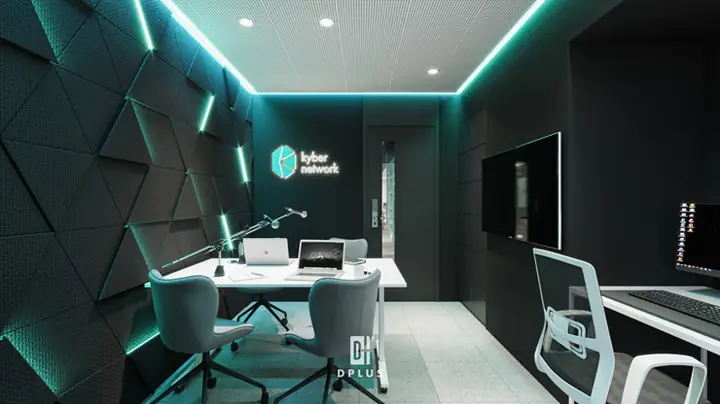 Bố Trí Văn Phòng Với Nhiều Hình Khối Sáng Tạo, Độc Đáo