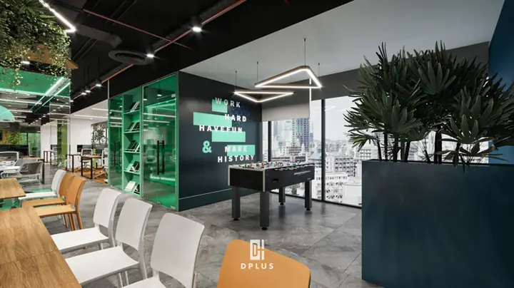 Bố Trí Văn Phòng Với Nhiều Hình Khối Sáng Tạo, Độc Đáo