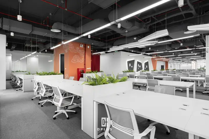 Bố Trí Văn Phòng Làm Việc Không Gian Mở