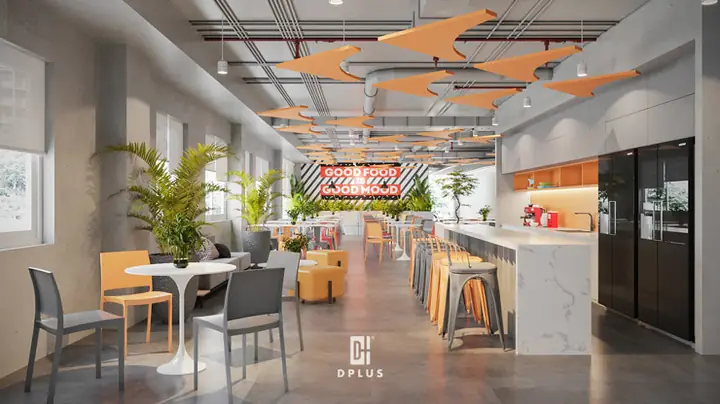 Bố Trí Văn Phòng Làm Việc Lớn Khoa Học