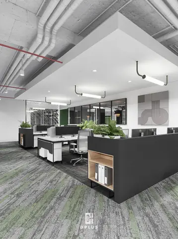 Bố Trí Văn Phòng Theo Hướng Tập Trung, Hợp Tác