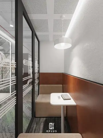 Bố Trí Văn Phòng Làm Việc Không Gian Đóng