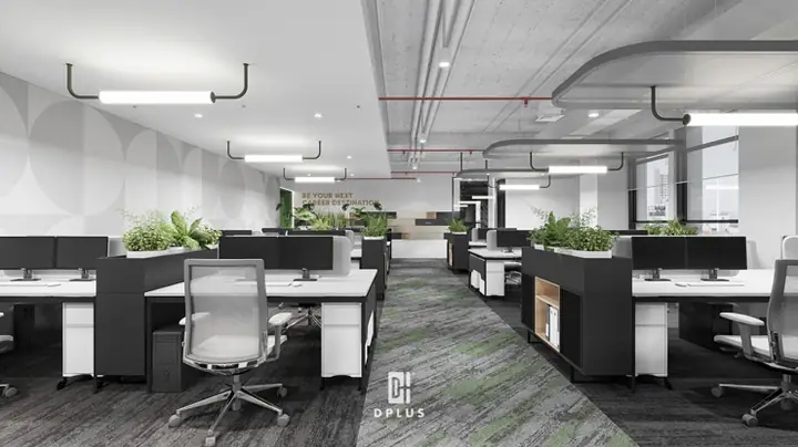 Bố Trí Văn Phòng Theo Hướng Tập Trung, Hợp Tác