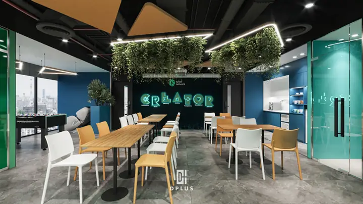 Bố Trí Văn Phòng Với Nhiều Hình Khối Sáng Tạo, Độc Đáo