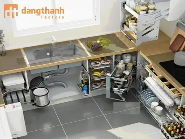 Hướng Dẫn Chia Tủ Bếp Ở Nơi Trữ Thực Phẩm