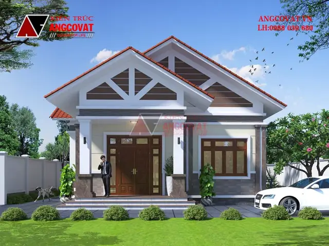 Cách Chia Phòng Trong Nhà Vuông 1 Tầng 3 Phòng Ngủ Diện Tích 100m2: Bt812079