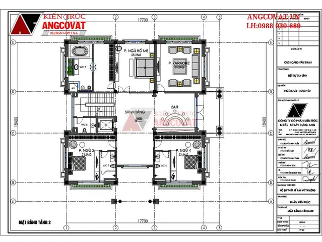 Cách Chia Phòng Trong Biệt Thự Vuông 3 Tầng Cổ Điển 300m2 Có Bể Bơi 7 Phòng Ngủ Bt42125