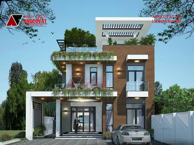 Cách Chia Phòng Trong Nhà Vuông 2 Tầng Có Sảnh 90m2: Bt515050