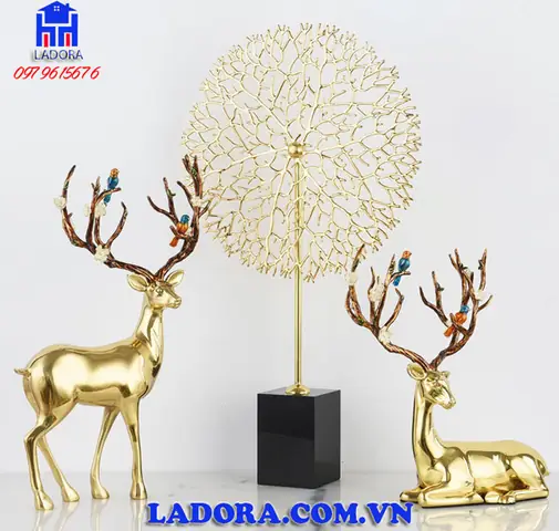 Các Cặp Hươu Trang Trí: