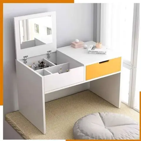 Bàn Trang Điểm Mini Phong Cách Nhật Bản - Gp196"thiết Kế Tinh Tế, Độc Đáo, Với Đèn Led Tiện Dụng"