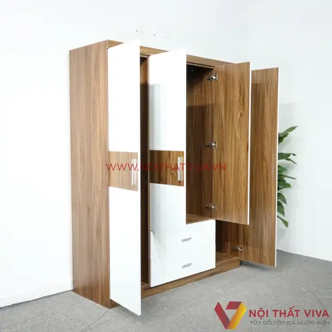 Kích Thước Tủ Quần Áo Gỗ Ép Dạng Cửa Mở