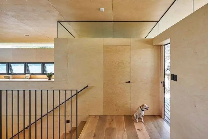 Vách Ngăn Phòng Bằng Ván Ép Mặt Tần Bì