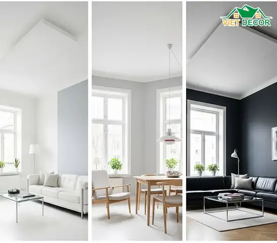 Sử Dụng Màu Sắc Theo Phong Cách Nội Thất