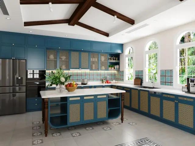 Thiáº¿t Káº¿ Nhà Báº¿p Theo Phong Cách Á Äông