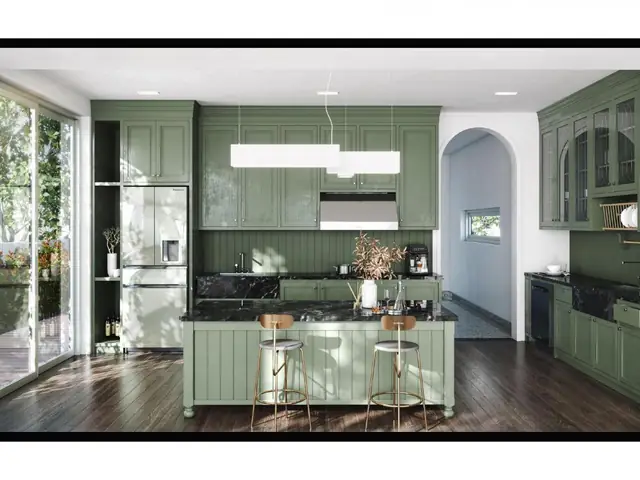 Thiáº¿t Káº¿ Nhà Báº¿p Theo Phong Cách Vintage