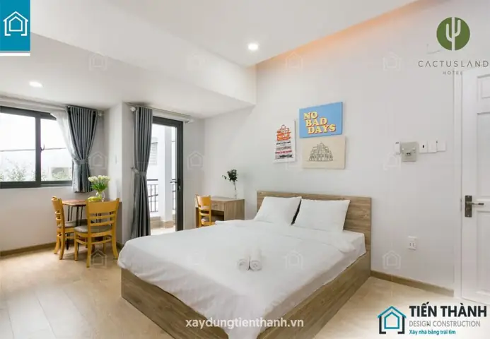 Điểm Nhấn Phòng Trọ Nhỏ Với Vách Tường Màu