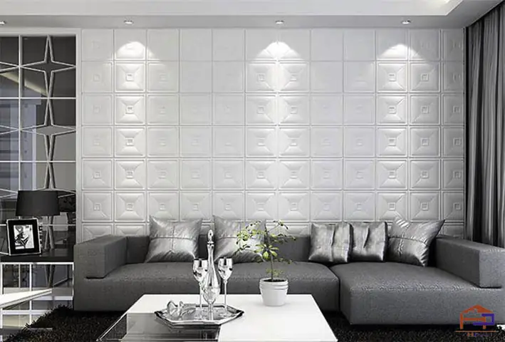 Sử Dụng Xốp Dán Tường Trang Trí Phòng Khách Đẹp Sử Dụng Xốp Dán Tường Trang Trí Phòng Khách Đẹp