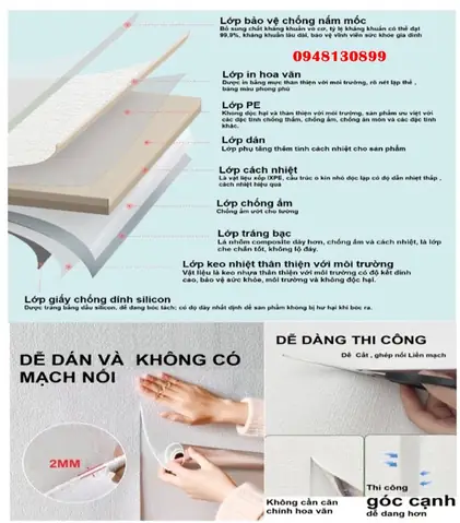 Cuộn Xốp Dán Tường Cuộn Xốp Dán Tường