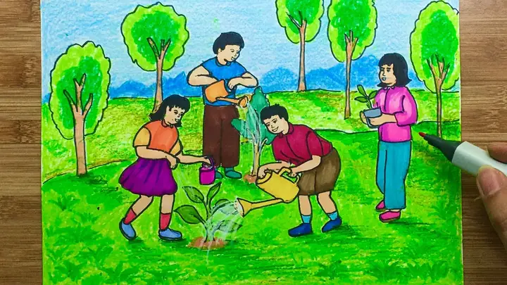 Chủ Đề Vẽ Tranh Trồng Cây Gây Rừng Chủ Đề Vẽ Tranh Trồng Cây Gây Rừng