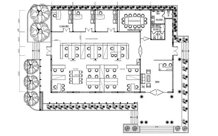 Bản Vẽ Layout 2d
