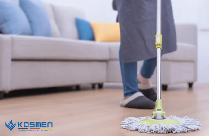 Cách Làm Khô Nền Nhà Khi Trời Nồm Với Giẻ Lau Khô