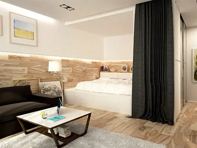 Cách 7: Thiết Kế Thêm Rèm Che Ngăn Cách Cách 7: Thiết Kế Thêm Rèm Che Ngăn Cách