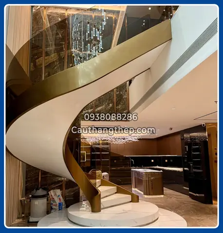 Thi Công Cầu Thang Xoắn Trong Căn Hộ Duplex Có Cần Xin Phép Nào Không?
