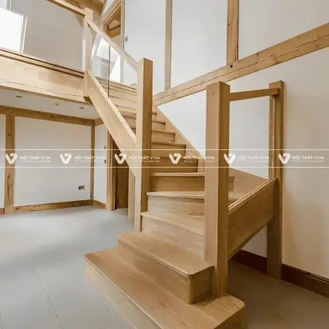 Làm Lan Can Tay Vịn Cầu Thang Gỗ