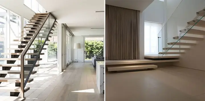 Vài Nét Về Mẫu Cầu Thang Gỗ Không Trụ