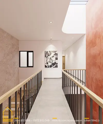 Nguyên Tắc Thiết Kế Cầu Thang Nhà Lệch Tầng Đẹp