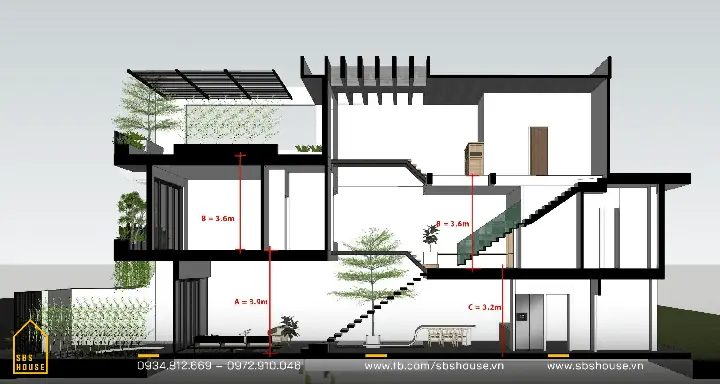 Một Số Lưu Ý Khi Thiết Kế Cầu Thang Nhà Lệch Tầng