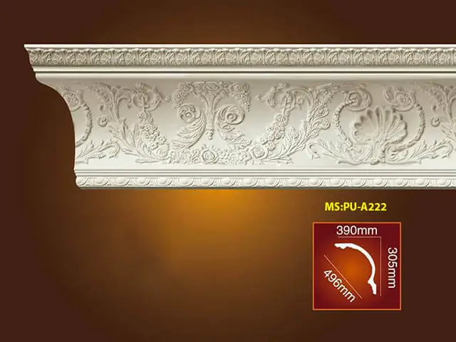 Báo Giá Thi Công Phào Chỉ Pu Thạch Cao Tân Cổ Điển Pu-a222