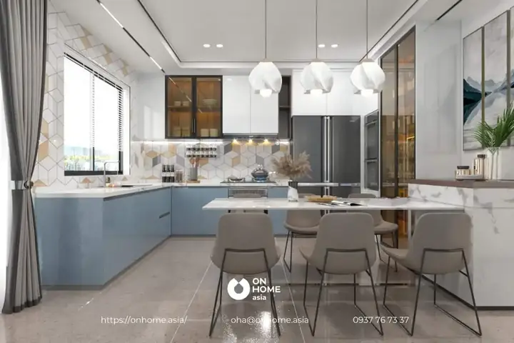 Chọn Màu Sơn Cho Nhà Bếp Hài Hòa Với Màu Sắc Và Phong Cách Nội Thất. Chọn Màu Sơn Cho Nhà Bếp Hài Hòa Với Màu Sắc Và Phong Cách Nội Thất.