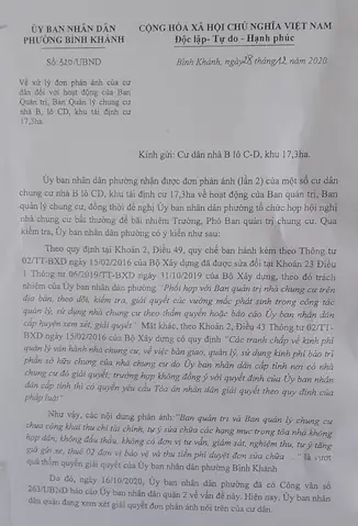 Quận 2 (tp.hcm): Người Dân Bức Xúc Vì Sửa Chữa Không Công Khai Minh Bạch Tại Khu Tái Định Cư 17,3ha, Phường Bình Khánh