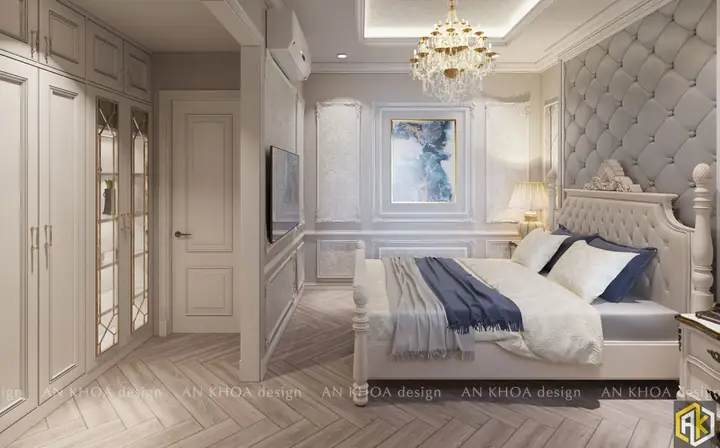 Thiết Kế Phòng Ngủ Chung Cư Tân Cổ Điển
