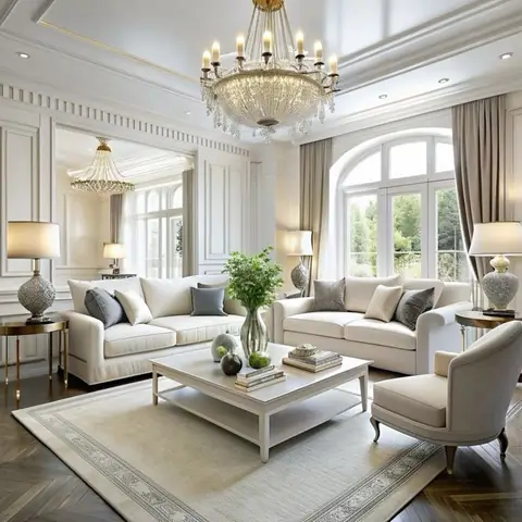 Mẫu Thiết Kế Nội Thất Chung Cư Tân Cổ Điển Đơn Giản