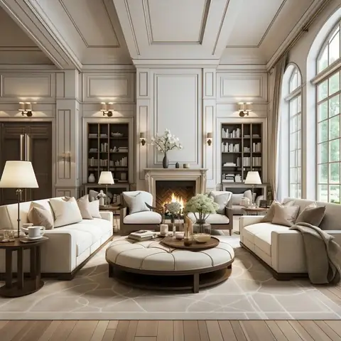 Mẫu Thiết Kế Nội Thất Chung Cư Tân Cổ Điển Hiện Đại