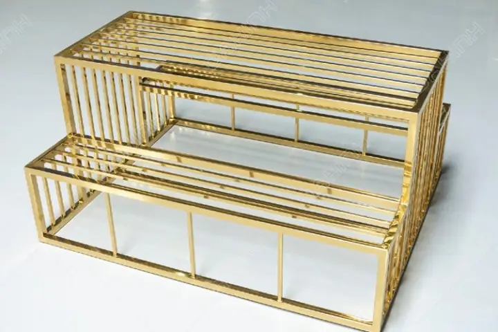 Gia Cong Khung Gia Ke Inox Ma Vang 1