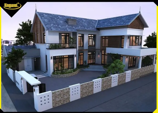 Cổng Nhà Hình Chữ L Ngược