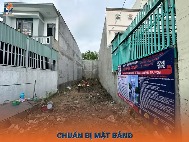 Bước 1: Chuẩn Bị Mặt Bằng