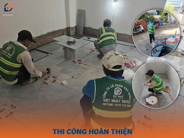 Bước 3: Thi Công Hoàn Thiện