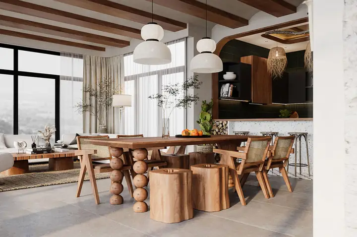 Mẫu Thiết Kế Nội Thất Theo Phong Cách Boho