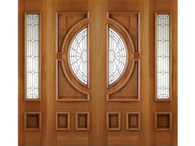 Top 20 Mẫu Cửa Gỗ 4 Cánh Mặt Tiền Đẹp