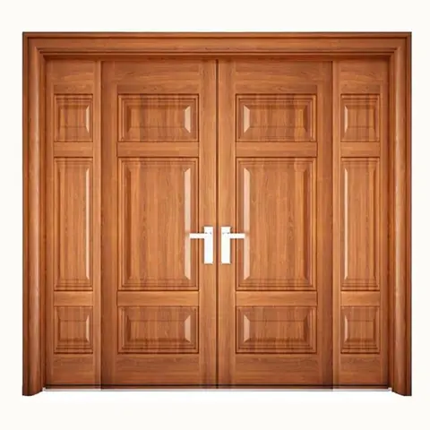 Top 20 Mẫu Cửa Gỗ 4 Cánh Mặt Tiền Đẹp