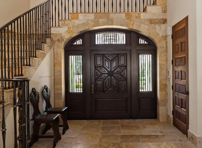 Top 20 Mẫu Cửa Gỗ 4 Cánh Mặt Tiền Đẹp